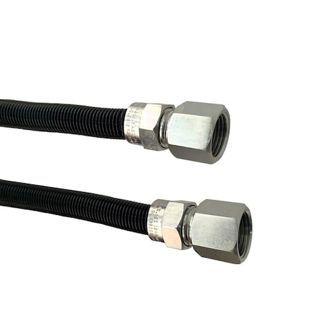 Jones Stephens 1/2in OD 3/8in ID X 12in Long, 1/2in Female Pipe Thread X 1/2in Female Pipe Thread G74103